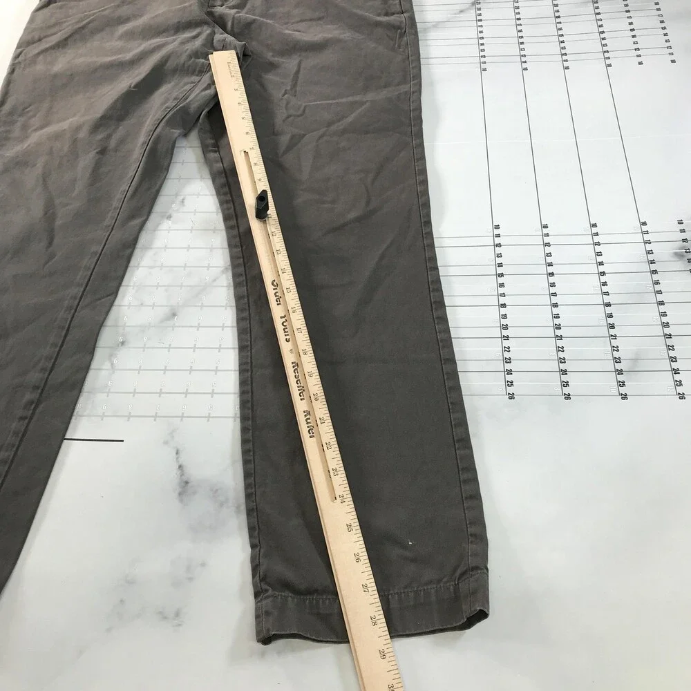 Banana Republic Pants Mens 36x32 Gray Fulton Chino Casual Straight Leg